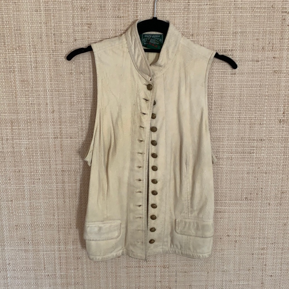 Vintage Ralph Lauren Country suede Vest